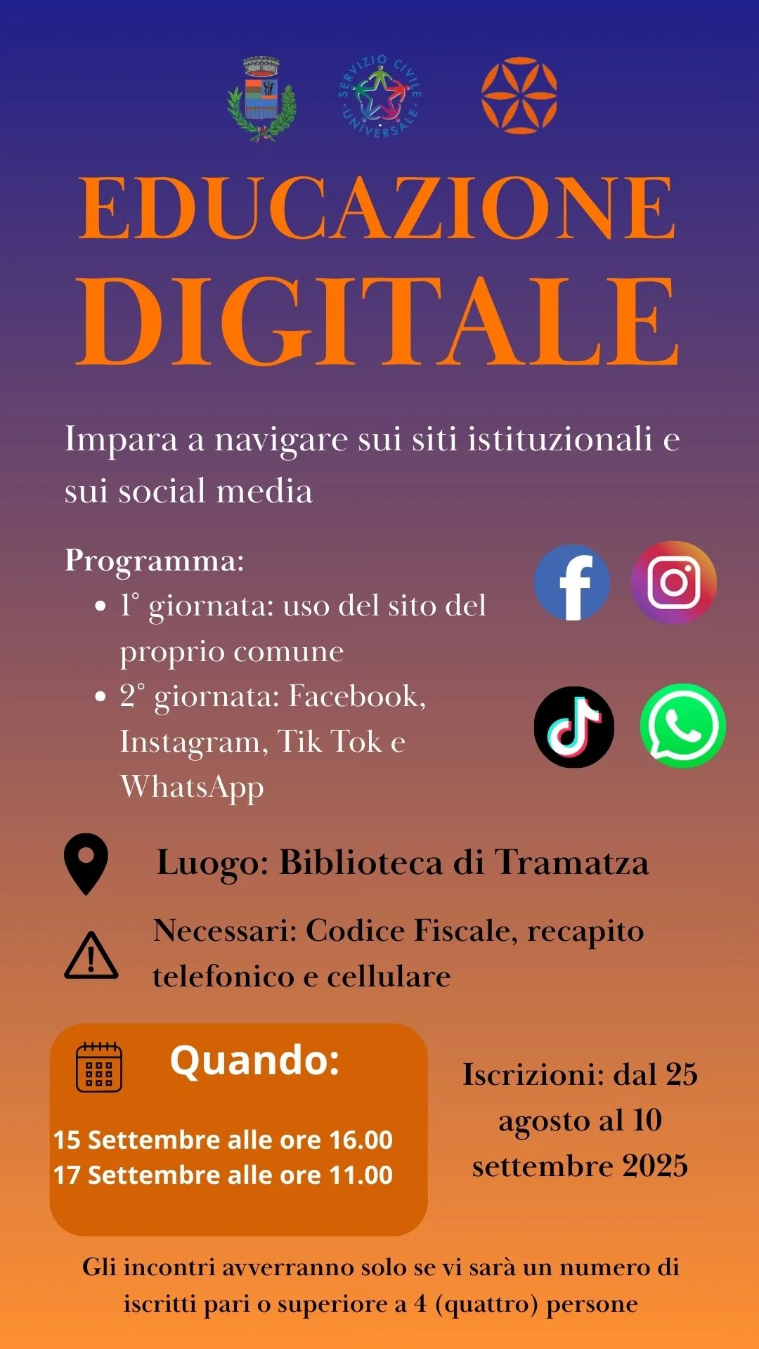 Incontri educazione digitale