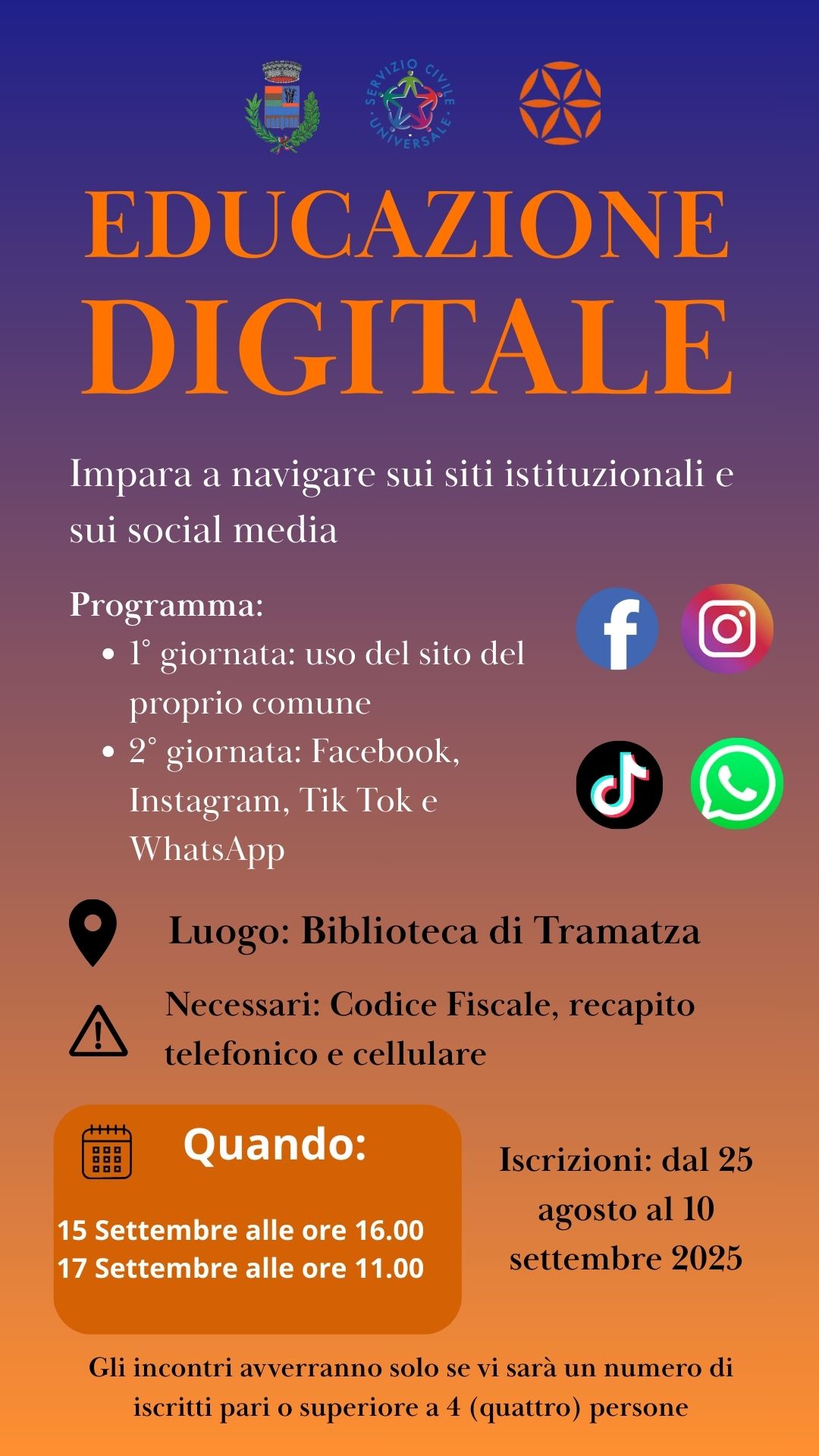 Incontri educazione digitale